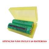 Kit 02 Capa Case Estojo Para Pilha/bateria 18650 Cr123 16340