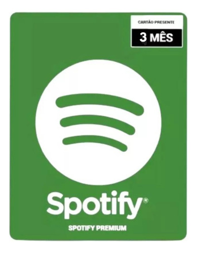 Spotify Premium  3 Meses Gift Card Envio Imediato