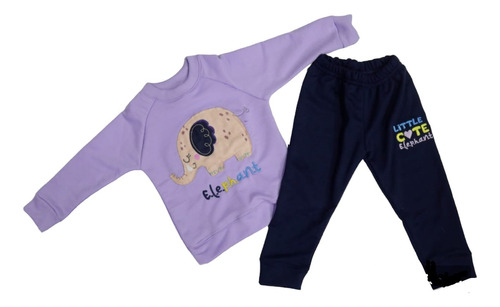 Conjunto Deportivo Elephant Para Niñas En Tallas 4-6-8