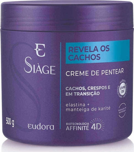 Creme De Pentear Siàge Revela Os Cachos 500g. Eudora