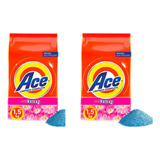 2 Pack Ace Detergente En Polvo Ropa 1.5 Kg
