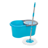 Balde Spin Mop Giratório Com Esfregão 360º - 123 Útil Clean