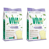 Kit 2 Areia Higiênica Viva Verde Biodegradável Bio Fina 8 Kg