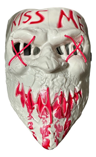 Máscara De La Purga Con Luz Led De Halloween Cosplay