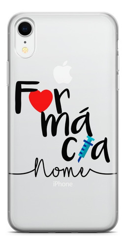 Capinha Para Celular Farmácia Com Nome