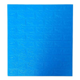 Lámina Pegatina Panel 3d Azul Autoadhesivo Para Pared