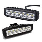 2 Exploradoras 6 Led Lineal/barra