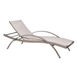 Reposera Aluminio Reclinable Jardin Playera Piscina Verano