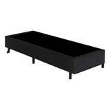 Base Para Cama Box Suede Liso 88x188cm Gazin