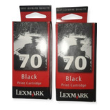 Cartucho De Tinta Original Lexmark 70 Negro 12a1970