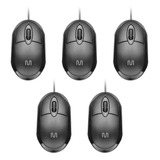 Mouse Usb Pack X5 Unidades Mo300 1200dpi 3 Botones - Multi