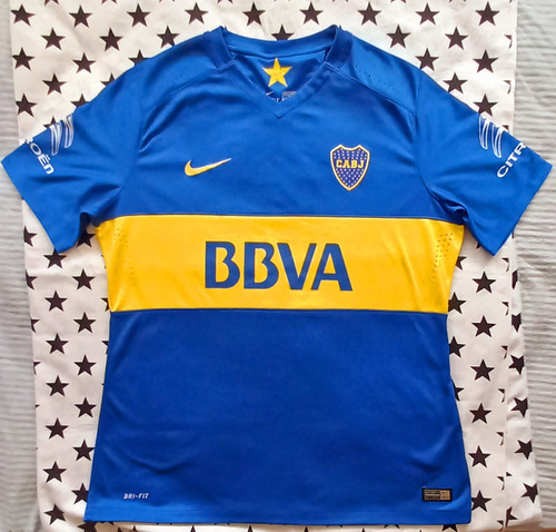 Camiseta Nike Boca Jrs100%original Autentica Titular Jugado 