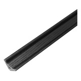 Esquinero Para Lambrin Wpc Interior Tipo Madera Negro Carbon