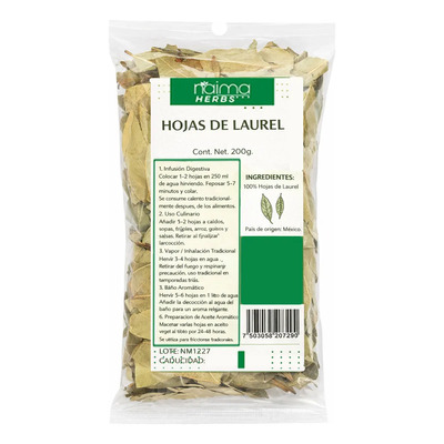 Hojas De Laurel | 200 Gramos | 100% Natural | Meses sin interés