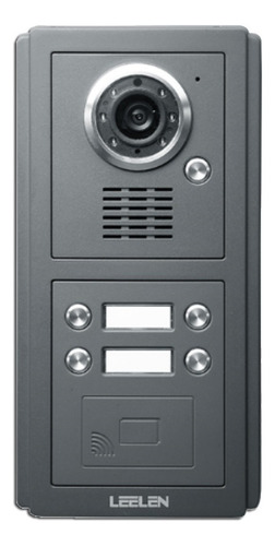 Frente De Aluminio Para Video Porteros Ip, 5 Botones Camara