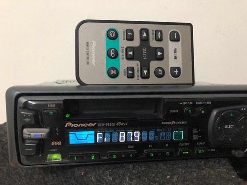 Radio Toca Fitas Pioneer Antigo Anos 90 + Disqueteira