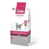 Alimento Balanceado Unik Gatos Adultos Castrados Lightx 2 Kg