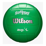 Balon De Volleyball Avp Soft Play Verde Wilson