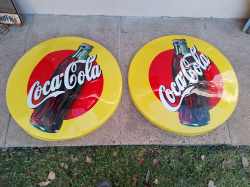 Antiguo Cartel De Coca Cola En Acrílico Original $ C/u