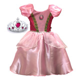 Vestido Princesa Fantasia Infantil  Criança Menina Barato