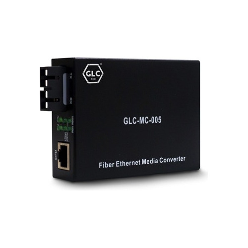 Media Converter Glc Gigabit Mm Multimodo 2km Sc Con Fuente