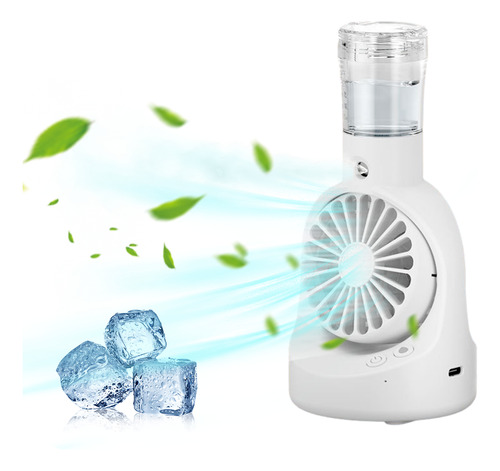 Ventilador Humidificado Portátil Recargable Escritorio