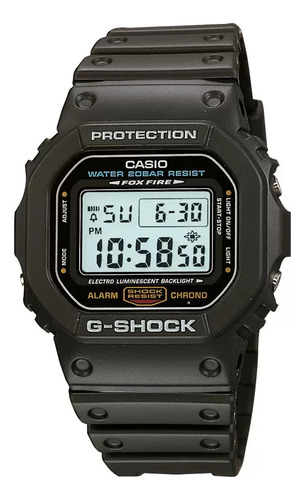 Relógio Masculino Casio G-shock Preto Digital Dw-5600e-1vdf