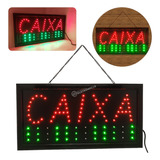 Placa Letreiro Caixa Painel Led Luminoso Com Movimento 110v