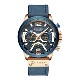 Curren Luxury Original - Reloj Cronógrafo De Cuarzo Para Hom