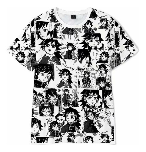 Di Playera Manga Corta Anime Demon Slayer Painting