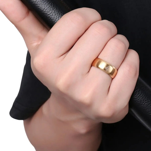 Anel Banhado A Ouro 18k Maçom Maçônico Maçonaria