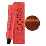 Igora Royal Tinte Rojo Cobrizo 6-77 Rubio Oscuro De 60ml.