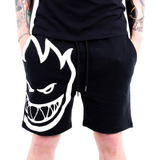 Short De Hombre Spitfire Big Head Negro