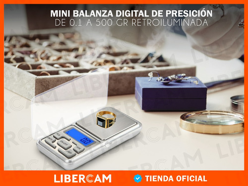 Balanza De Precision De 0.1 Gramos Joyeria Retroiluminada