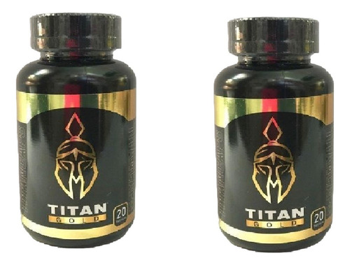 Pack X2 Caps Titan Gold Sabor Sin Sabor