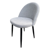 Sillon Silla Tulip Ecocuero Con Patas Cromadas - Emuebles