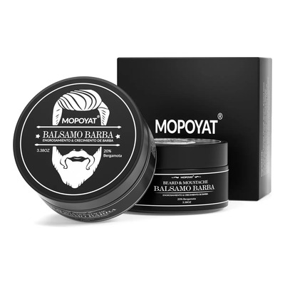 Bálsamo Para Crecimiento De Barba MOPOYAT Minox 20% Biotina Vegano | Meses sin interés