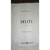 Partitura Para Piano Sonata Op 2n* 2 De Ludwig Van Beethoven