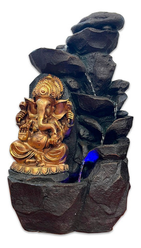 Fuente De Agua Eléctrica Grande Cascada 75cm Almazen Ganesha