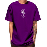 Camiseta Streetwear Trace Roses 100% Algodãofio30.1 Penteado