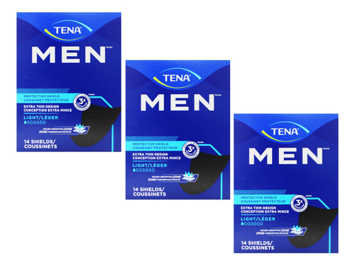 Tena Men Protective Shield Extra Light Bladder Weakness Pads