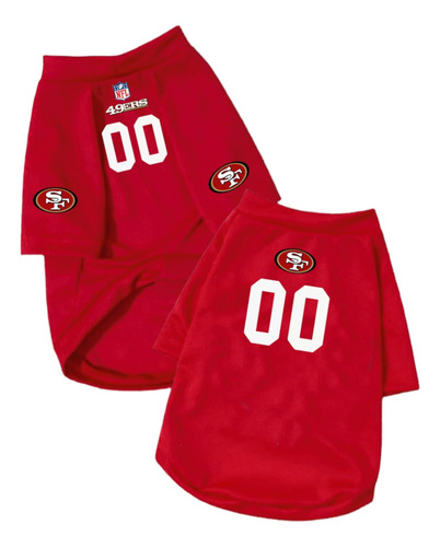 Playera Jersey Nfl  San Francisco 49ers Para Perro O Gato