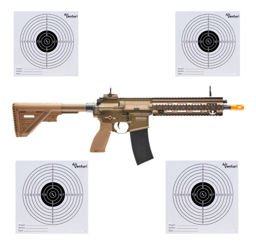 Hk 416 Aeg 6mm Tan Airsoft 370fps Culata Ajustable Xchws C