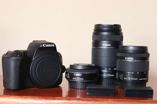 Canon Sl2 + 3 Lentes