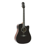 Violão Folk Strinberg Elétrico Cd40c Cor Black Sparkle Material Do Diapasão Sapele Orientação Da Mão Destro