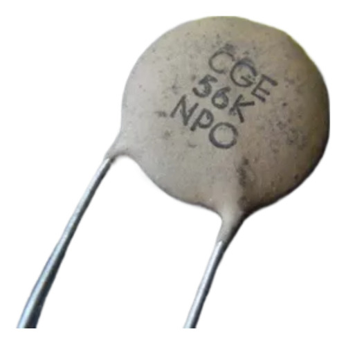 56pf Npo X 500 Volt Capacitor Lote De 1000