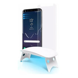 Vidrio Curvo Samsung Note 9 Sistema Uv Glass Pega Todo 