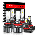 Kit Faros Luz Led 9005 H11 H8 30000lm Para Ford Alta/baja