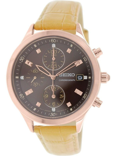 Reloj Seiko Para Mujer Sndx04p1 Con Cronógrafo En Acero