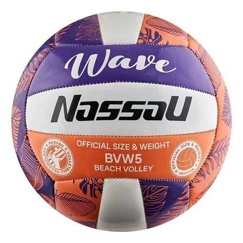 Pelota Nassau Wave Para Beach Voley Numero 5 Cosida Maquina